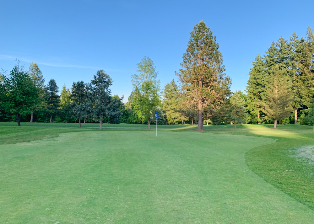 Kohl Creek fairway at golden hour